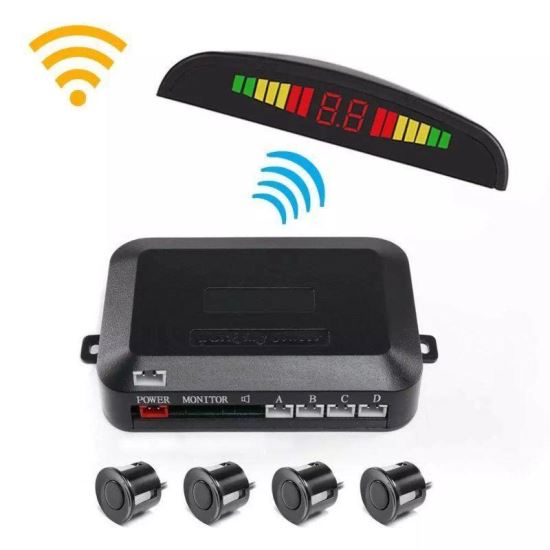 Senzori parcare cu afisaj wireless cu LED, cu 4 senzori spate, SP003 Carguard