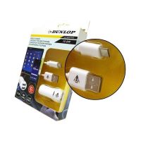 Incarcator auto 2xUSB fara fir si cablu TypeC, 2.1A, 15174 Dunlop