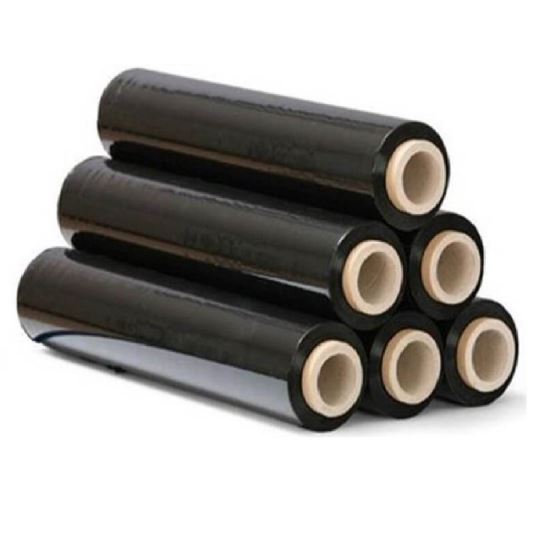 Folie stretch uz manual 1.5 Kg/Rola, 23 mic, neagra, CY97
