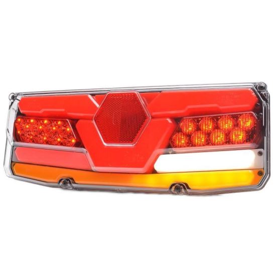 Lampa stop 350x131, 7 functii, LED, semnalizare dinamica, modul eroare, stanga, W170 DDL 1196 DDO12 Was