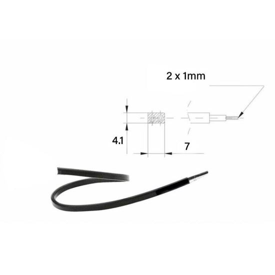 Cablu electric plat, ADR, YLY-Sp, 2x1.00mm2, EP614 247Light