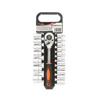 Set chei tubulare E8-3 (18 bucati + clichet1/2") BK92500