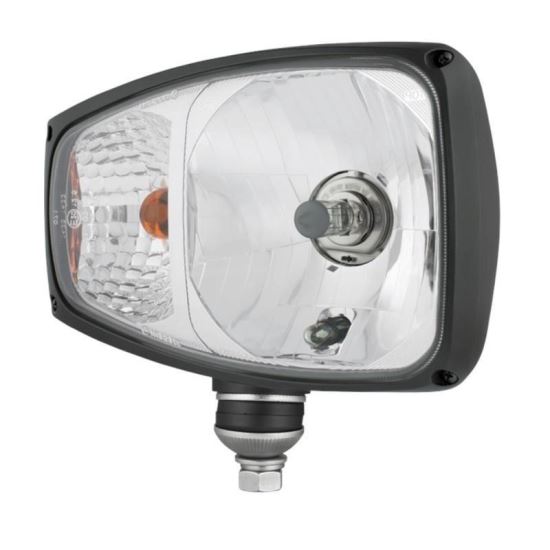 Far cu lampa semnalizare inclusa, H4 cu pozitie, cu mufa DT Deutsch 6Pini, stanga, Hella / Cobo RGV1B. 52401 Wesem