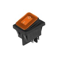 Intrerupator ON/OFF, LED portocaliu, ermetic, 86543 Carmotion