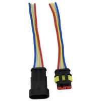 Set Mufa conector cu 3 pini mama+tata, tip Superseal, 12470