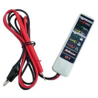 Tester voltmetru acumulator si alternator, cu crocodil si sonda, cu LED, 61516 CarCo