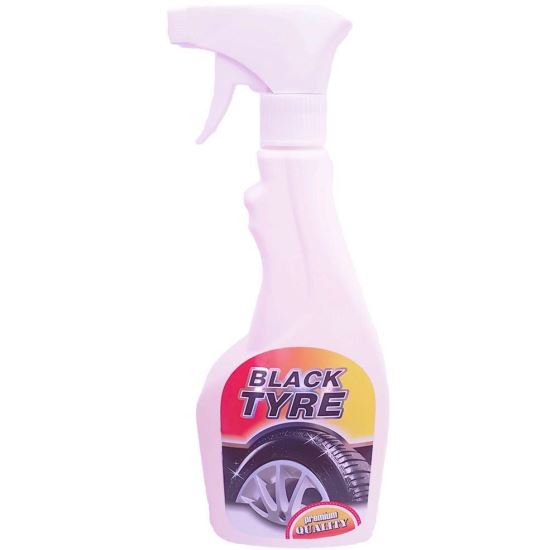 Solutie luciu innegrit anvelope, chedere, pulverizator 500ml, BlackTyre, VUP499.