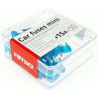 Sigurante plate MINI, 15A, 16mm, cutie 50 bucati 02220 Amio