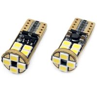 Set 2 becuri T10e, 12 LED-uri SMD 2835, 12-24V, W5W, CANBUS 01636 Amio