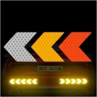 Autocolant reflectorizant sageata, rosu, Safety Alert FGT-03