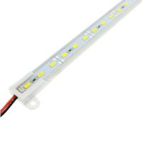 Lampa bara LED, banda rigida cu suport aluminiu, silliconata, 24V, 72 SMD-uri, 100cm, ALSZ10