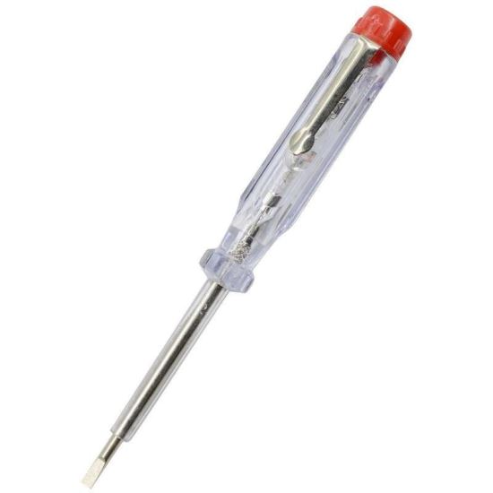 Creion tensiune tester voltaj, 220v curent alternativ, Chrome VOLT-02-fxp
