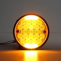 Proiector LED cu 2 faze si pozitie galbena DRL, 12-24V, 90W, SPT701-901
