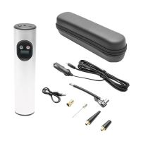 Compresor aer portabil, wireless, cu acumulator, 6000Am, incarcare cu USB, 10.3bar, 12.4V, 60W, manomentru digital programabil, Breckner Germany 