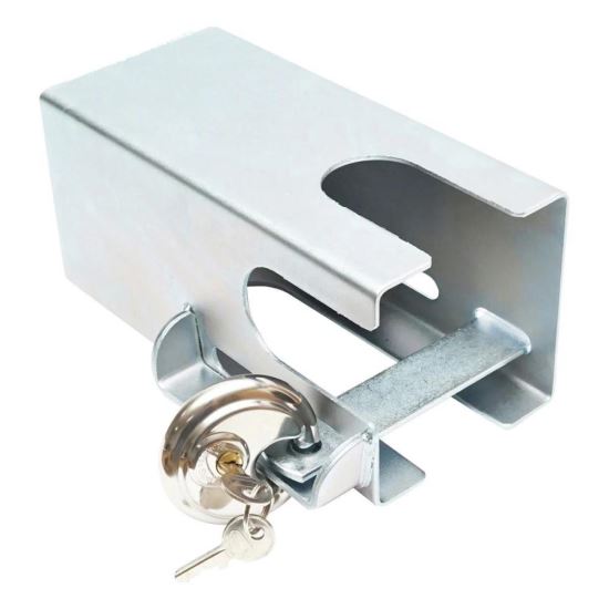 Antifurt remorca cu lacat, 11x11x21.7cm, pentru cupla remorca, BK90293
