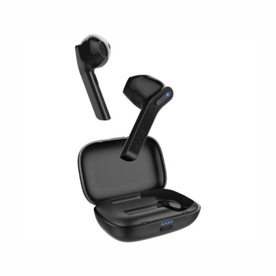 Casti audio, bluetooth, cu microfon, negre, cu carcasa de incarcare, True Wireless Dynamic Maxell