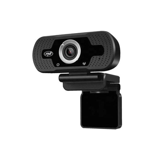 Camera Web PNI CW2860 Full HD 4MP, USB, clip-on, microfon incorporat, conectare PC/Laptop, corectie automata de culoare