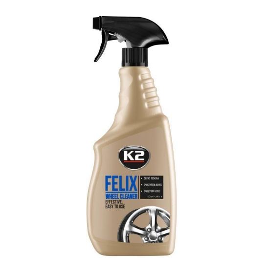 Solutie curat lustruit jenti aliaj cu pulverizator 750ml, FELIX K167M K2 