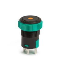 Intrerupator ON/OFF revenire, iluminat LED, portocaliu, 09151