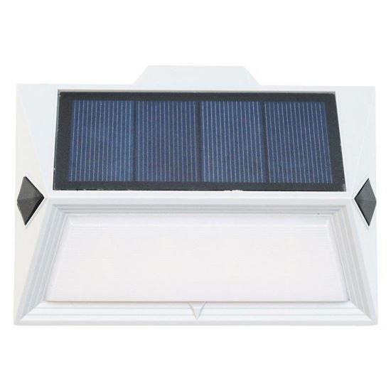 Lampa solara perete / scari cu senzor lumina, 8 LED-uri, 13x87x31, BK69212