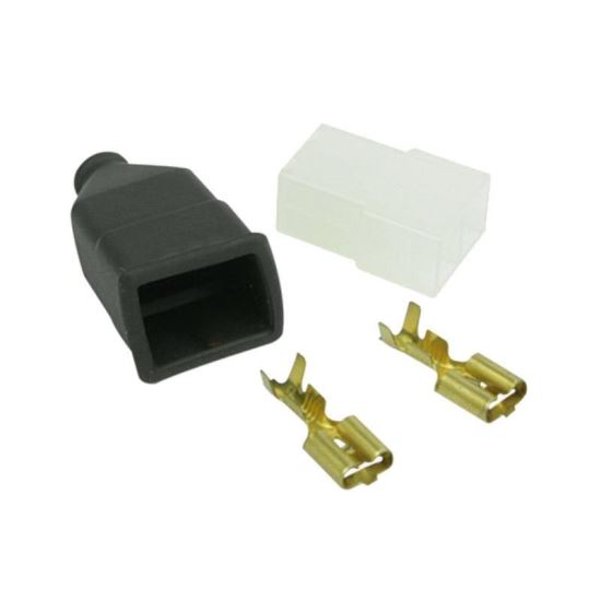 Mufa tata tip AMP 2 pini, cu protectie (pentru proiector) A.07138 Wesem