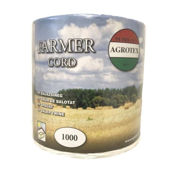 Sfoara balotat 1000m/kg, alba 5kg, Agrotex