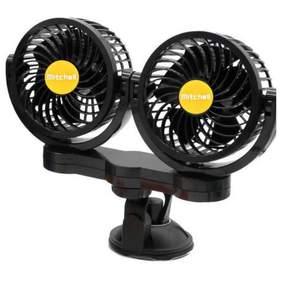 Ventilator 24V, fi10cm, 4", Dual turbo fan, regulator TwinFan, 61019 CarCo, HX-T7056E