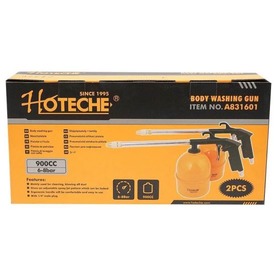 Pistol antifonat 900cc, mufa tata 1/4, presiune lucru 6-8 Bar, A831601 Hoteche