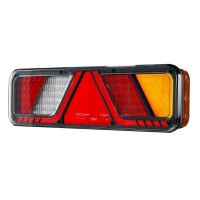 Lampa stop 450x138, 24V, LED, 6 functii, ceata, mers inapoi, cu triunghi, dreapta, FT-700-066P Fristom