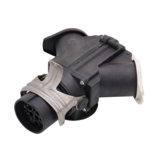 Adaptor priza remorca in Y, 15-7pini, din fisa 15pini in 2prize x7pini prize, 24V, E1280 TruckLed