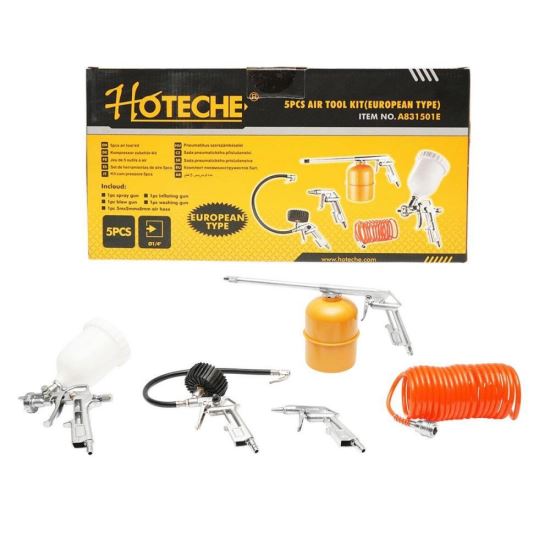 Set accesorii aer comprimat 5 piese, 831501 Hoteche