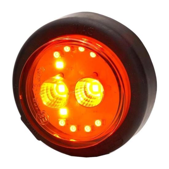 Lampa stop fi60, 3 functii, LED, incastrabila, 1533 R S1 2A Was