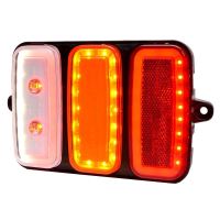 Lampa stop 165x117, cu urechi, 5 functii cu mers inapoi si ceata Lampdemia W227 1488 Was