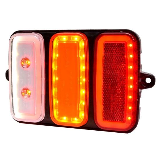 Lampa stop 165x117, cu urechi, 5 functii cu mers inapoi si ceata Lampdemia W227 1488 Was