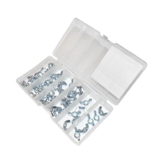 Trusa piulite fluture DIN315 75buc/set (M5, M6, M8) BK81039
