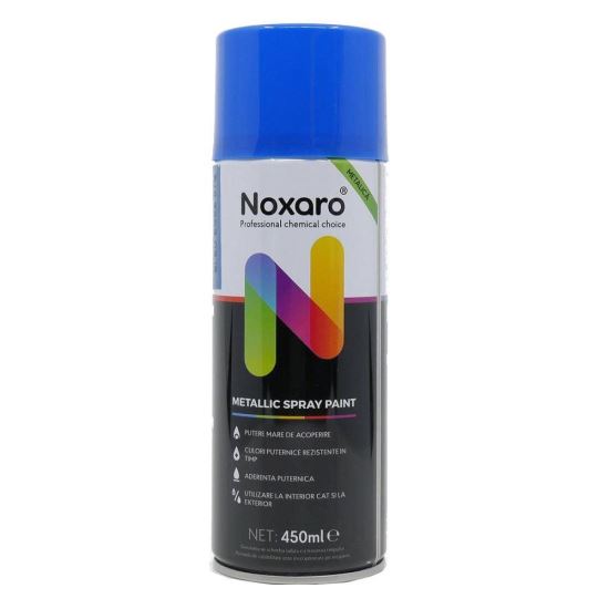 Spray vopsea metalizat 450ml Blue Egee 61G Noxaro