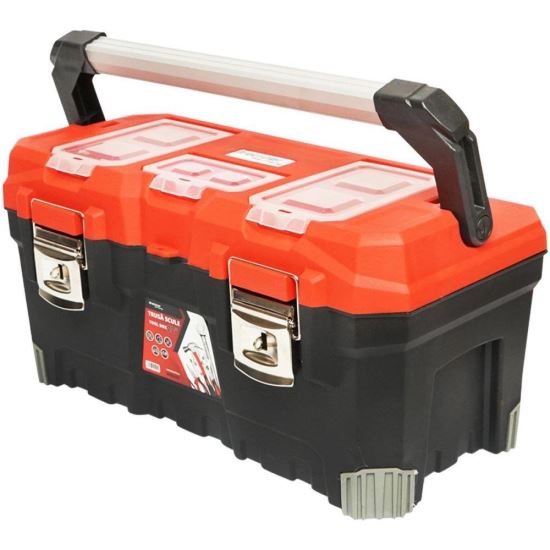 Cutie scule plastic 22", sertare, maner, aluminiu, BK92515