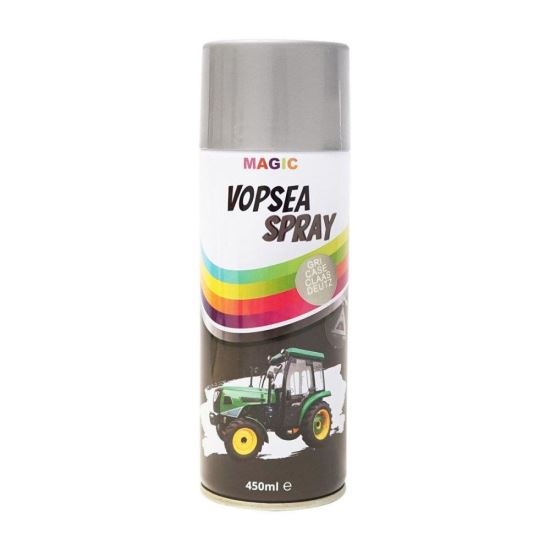 Spray vopsea 450ml Gri aluminiu Case Claas Deutz Magic 839104