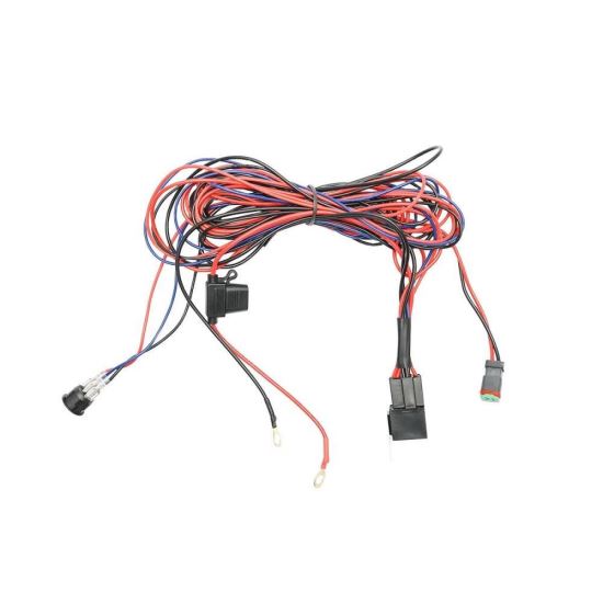 Cablaj electric pentru 1 proiector 12V, 40A, 3m, releu, intrerupator, mufa DT, LB0062