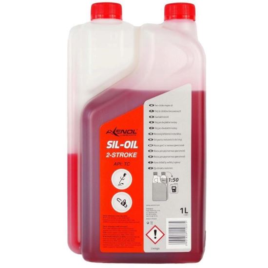 Ulei 2T de amestec 1L rosu AXENOL SIL-OIL