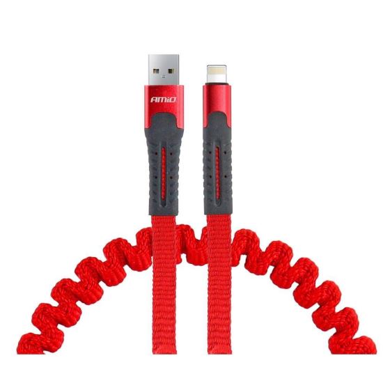 Cablu incarcator USB, Iphone Lightning 1.2m, FullLink UC13, 02530 Amio
