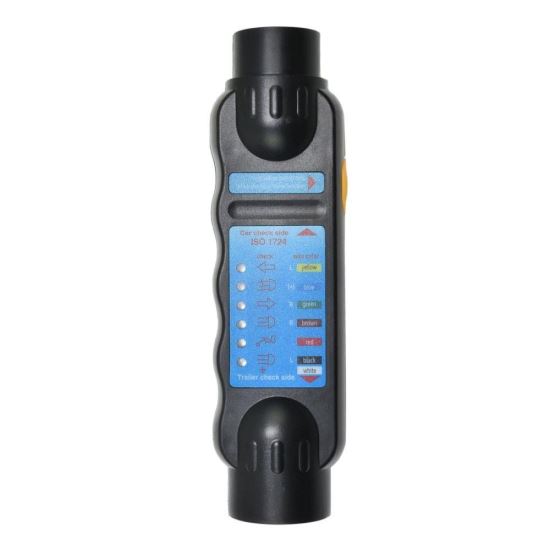 Tester priza auto, fisa priza 7-13 pini, cu adaptori, 02331 Geko
