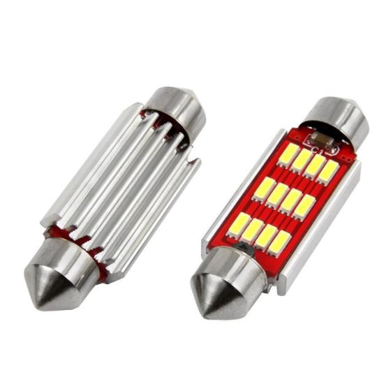 Set 2 becuri sofit 12/24V C5W 41mm LED 4014, Canbus, 01291 Amio