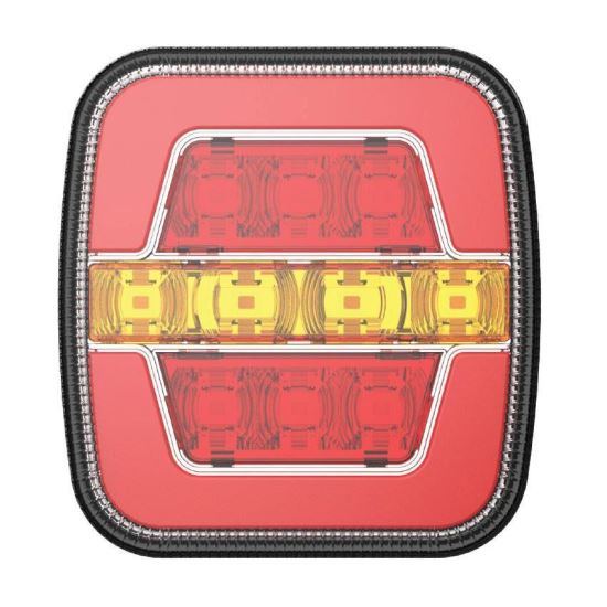 Lampa stop 108x102, LED, 3 functii, 02370 Amio