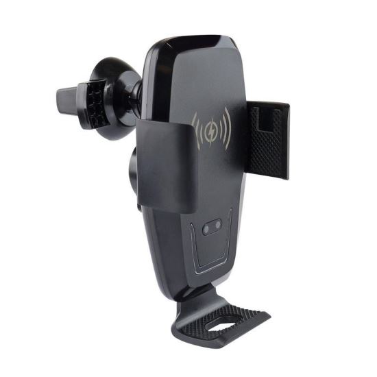 Suport telefon cu wireless cu senzor, prindere grila PHW-04, 02480 Amio
