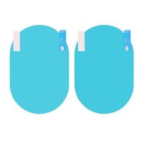 Set 2 bucati protectie oglinda anti ceata, film adeziv, 135x95mm, 02378 Amio