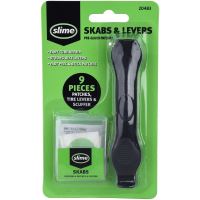 Set petice bicicleta, autoadezive, 9 bucati, Skab & Levers, 20483 Slime