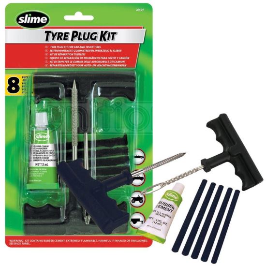 Kit reparatie cauciuc vulcanizare, snur si solutie, 20464 Slime