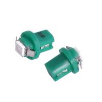 Set 2 becuri bord dulie plastic, de culoare verde deschisa,  LED 12V B8.5d R5, 58924 Carmotion