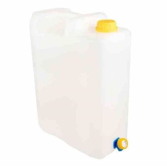 Canistra alba cu robinet 20L, atestata alimentar, 86942 Carmotion 